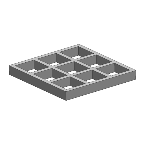 Square Mesh FRP Grating