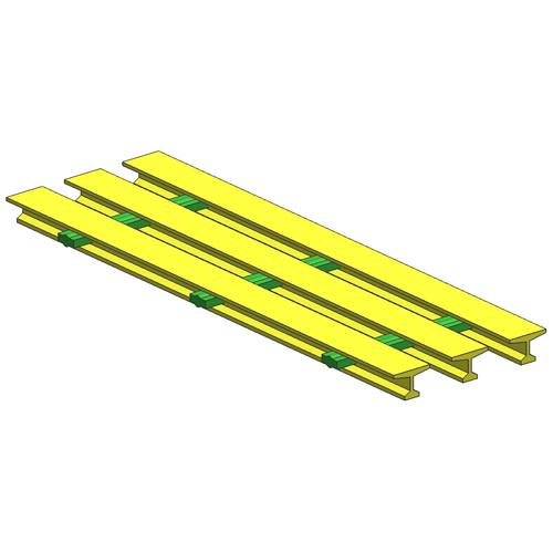 T-bar FRP Grating